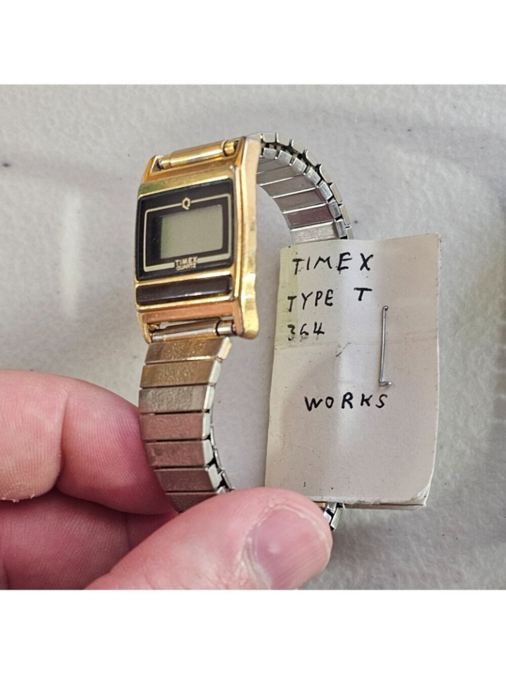 Lot 6 Vintage Timex Digital Quartz Watches Triathlon 8-Lap H Cell Type T Parts - Picture 2 of 13